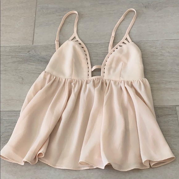 Millau Tops - Millau peachy/cream top from LF